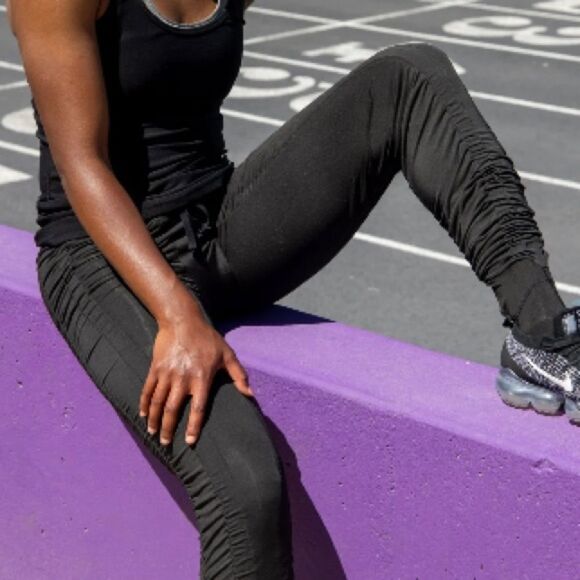 AGOGIE Women's Petite +40 Resistance fit pants. NEW, burn calories! Petite 2XL - Picture 2 of 9